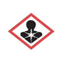 The Symbol for Health Hazard under WHMIS is: